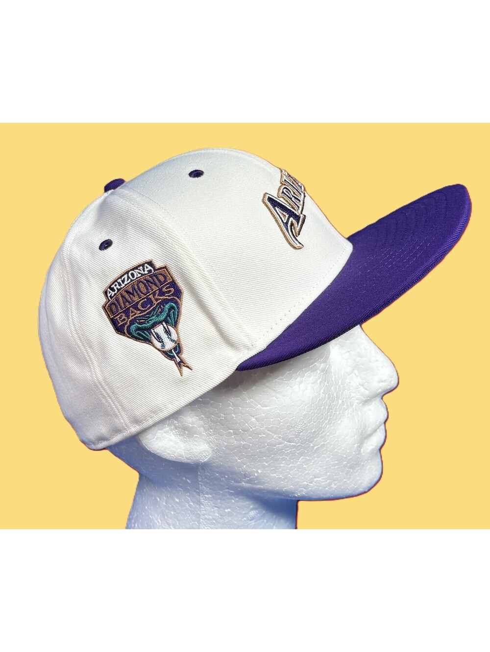 Arizona Diamondbacks Fanatics Purple & White Fitted Hat Size 7 7/8 NEW